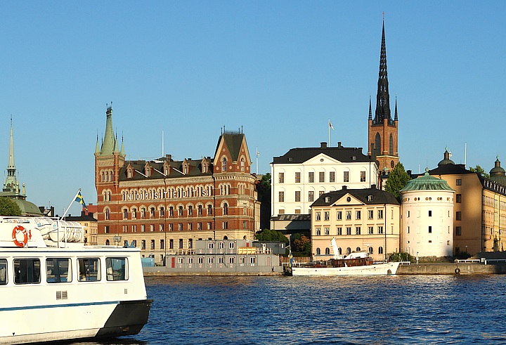 Skyline Swedish capital city Stockholm