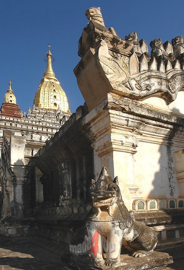 Beautiful decorated Ananda Temple in Bagan