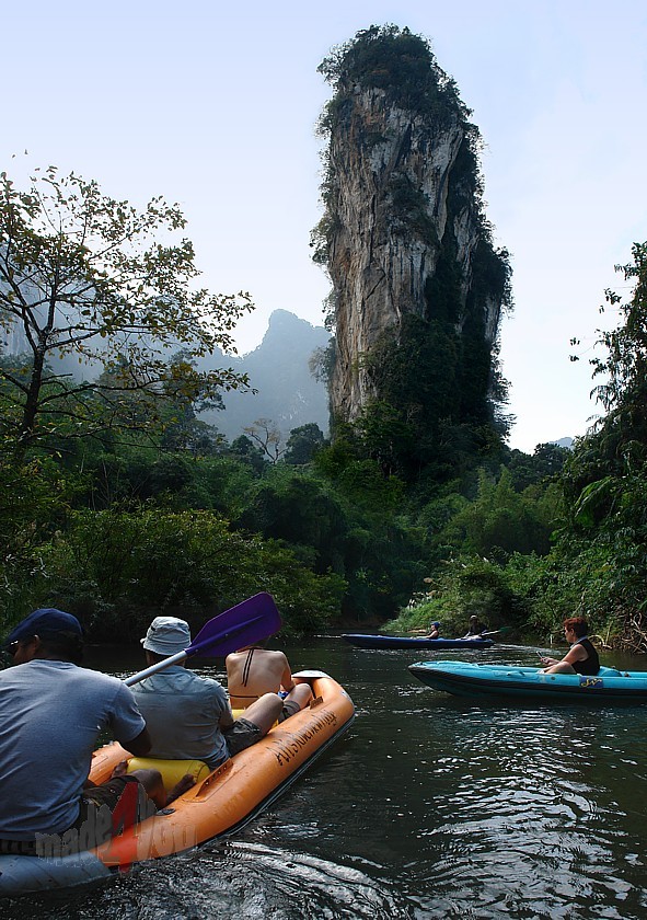 Canoe tour in Khao Sok Nationalpark