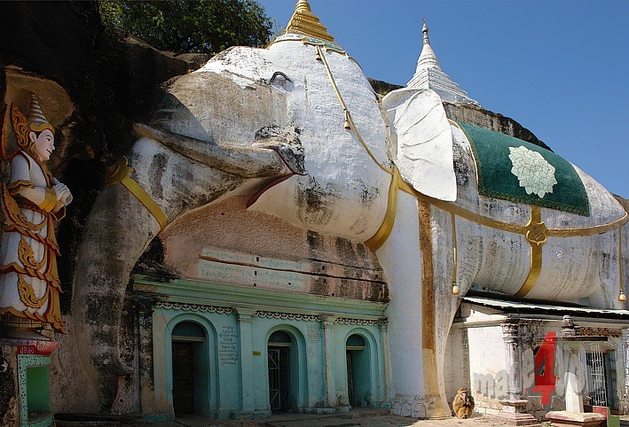 Elephant Pagoda in Shwebataung