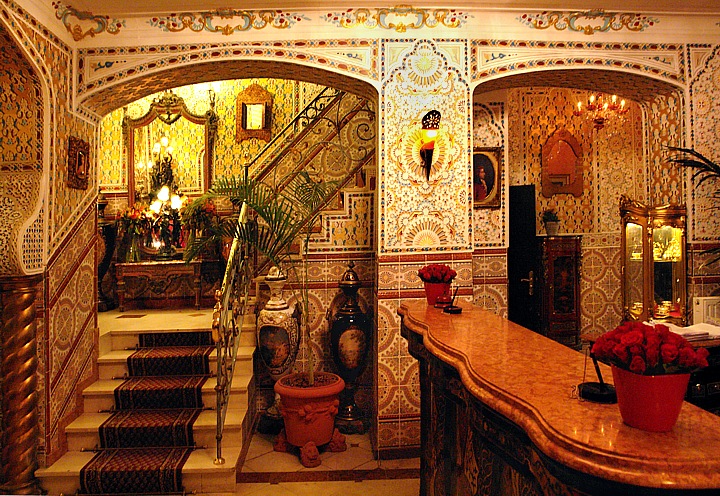 Lobby in Riad Hotel Mozart