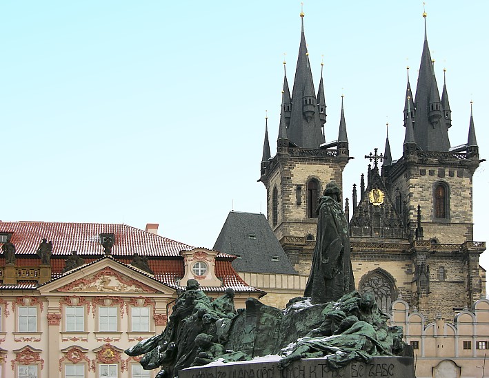 City of Prague in Winter