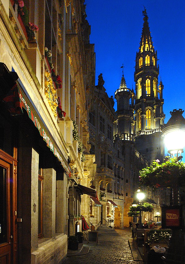 Townhall on Grande Place in Brussels