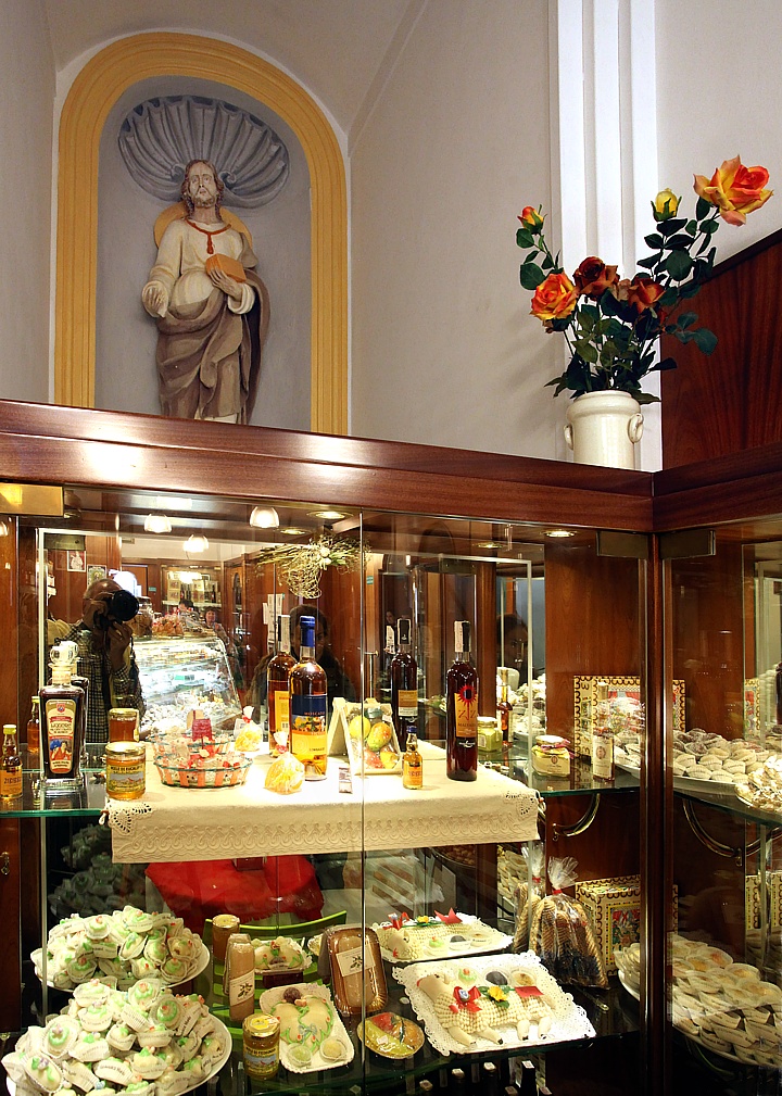 Sweet Marzipan in a Pasticceria in Erice