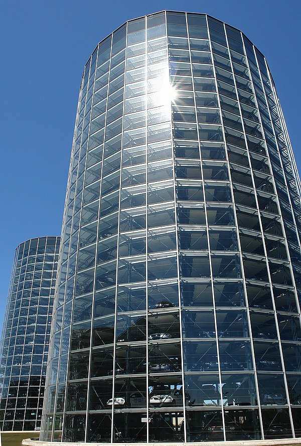 Autotowers in the VW Autostadt