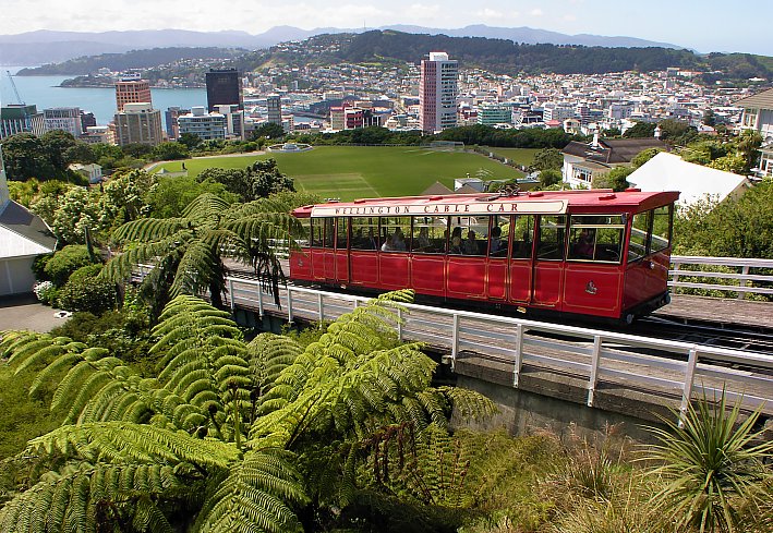 Cablecar in Wellington