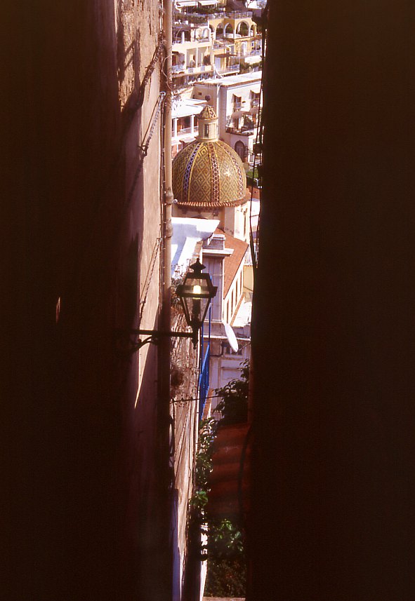 Narrow street in Positano