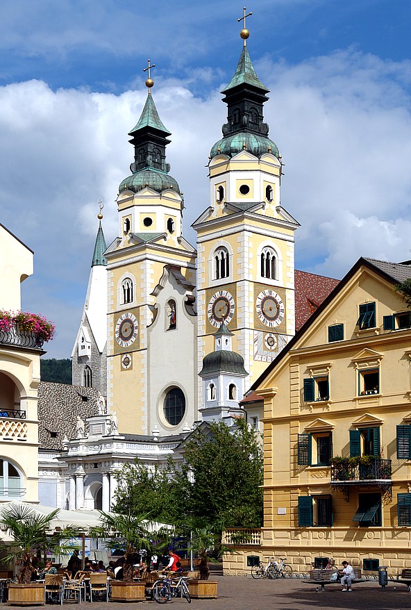 Baroque style cathedral in Brixen