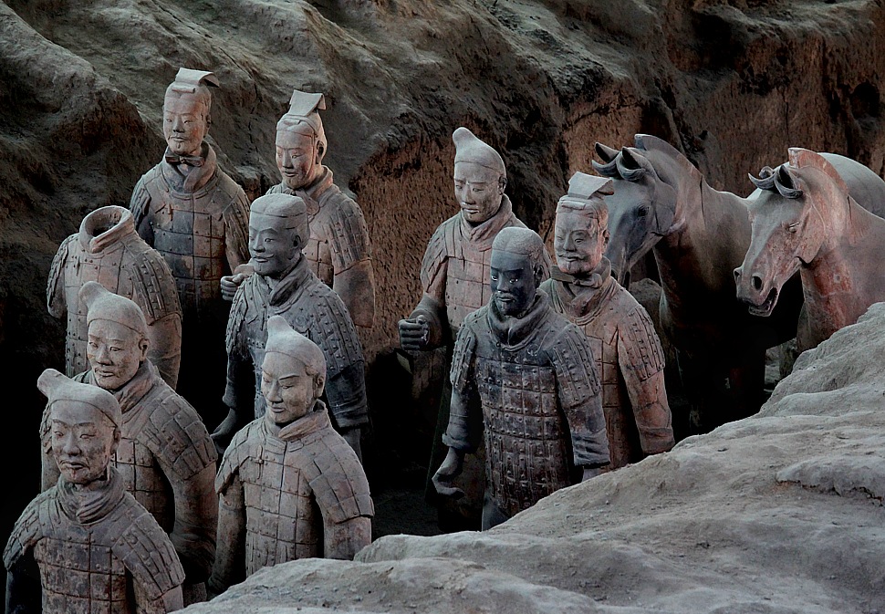 Terrakotta army in Xian