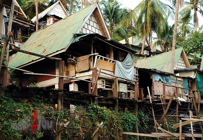 Slums auf Ko Phi Phi