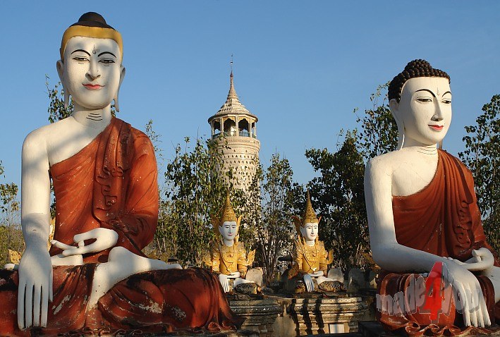 Buddha garden Bodhi Tahtaung in Monywa