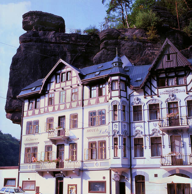Timbered Hotel in Schmilka