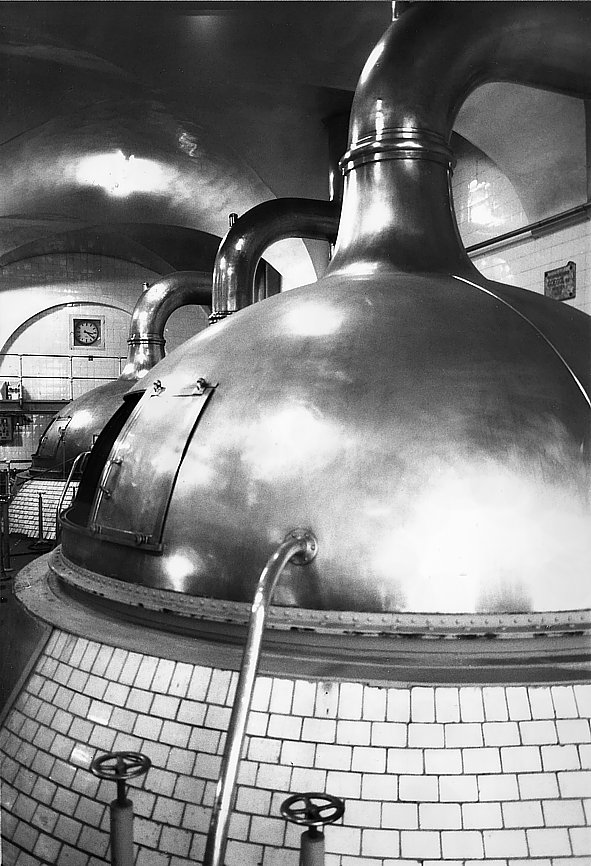Brew boiler in the Hofbraeu Brewery
