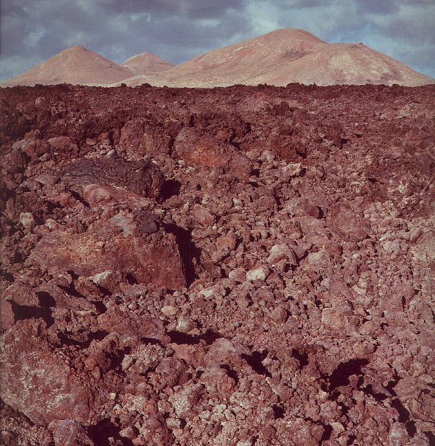Young Lava on the Canarie Island Lanzarote
