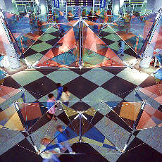 Departure hall in Munich Airport