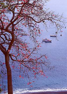 Mediterranean sea near Positano