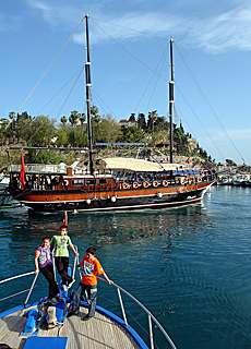 Bootstour entlang der Steilkste von Antalya
