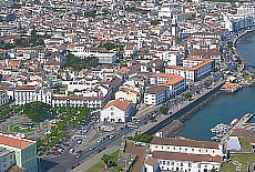 Airshot of Ponta Delgada