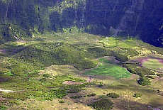 Blick in Caldeira von Faial