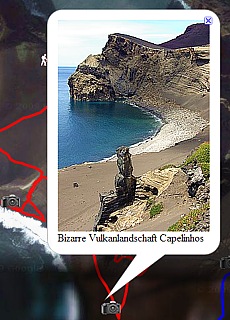 GPS-Track Capelinhos volcano hiking (4 km)