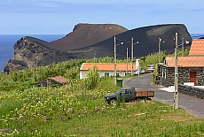 Volcano region Capelinhos on Faial