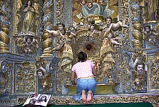 Church cleaning in Ponta Delgada