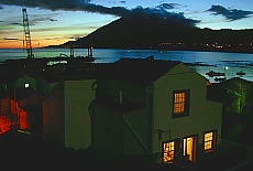 Sunset in Lajes auf Pico