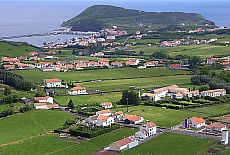 View from Caldeira downto Horta