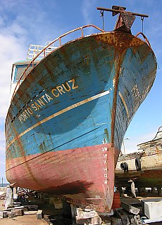 Dry dock for shipbuilding in Madalena