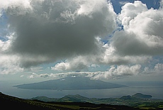 View from the Caldeira onto volcano Pico