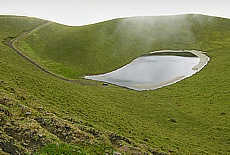 Lonesome lake in the high plaine of Pico