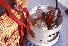 Gas bottles of a Hot Air Balloon