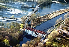 Flauchersteg upon the river Isar