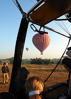 Balloons over Bagan