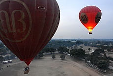 Balloons over Bagan