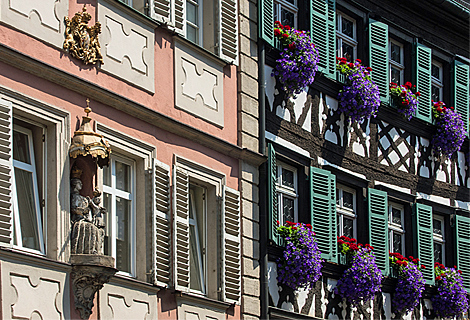 Halftimbered house in the old town Bamberg