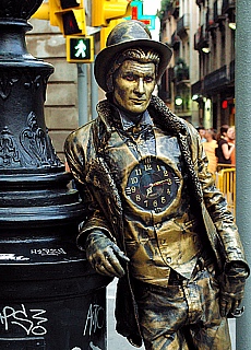 Golden times on Las Ramblas