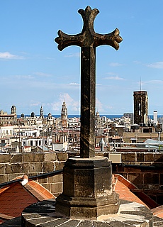 Lookout from church roof in Bari Gothic
