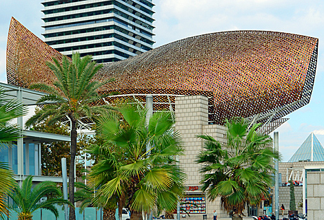 Beach promenade von Barcelona