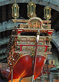 Royal galley in National Maritime Museum