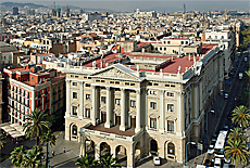 View out of Columbus Monument de Colom