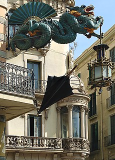 Art Nouveau on Las Ramblas