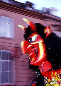 Carnival Devil at sunrise