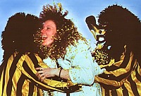 Carnival girl and Bebbis