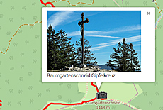 GPS Track hiking Baumgartenschneid mountain