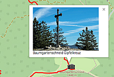 GPS Track hiking Baumgartenschneid mountain