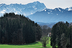 Zugspitze vom Frst Tegernberg