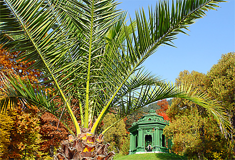 Palace Linderhof pleasure garden