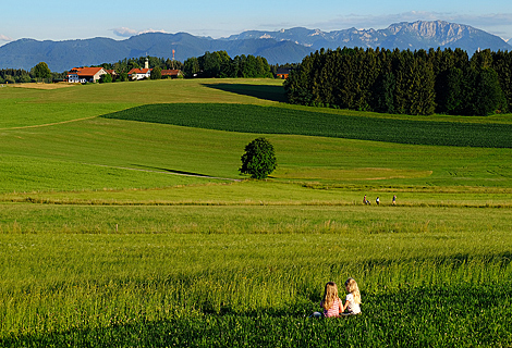 Prince Tegernberg View towards Berg village