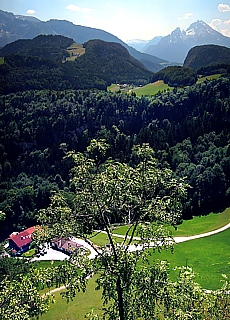 Blick vom Kleinen Barmstein Richtung Watzmann